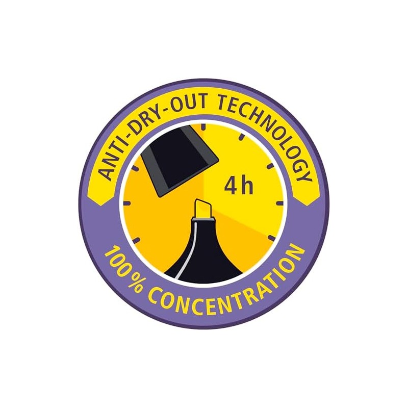 STABILO LUMINATOR - Highlighter - Deskset of 4 - Yellow,