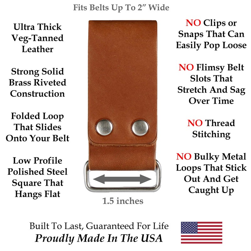 American Bench Craft Tool Belt Loop - for Tape Measure,