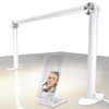 STOLAS Half Moon Light for Nail Desk with Phone Holder,