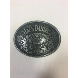 Jack Daniels Old No. 7 Brand Belt Buckle Silver Tone