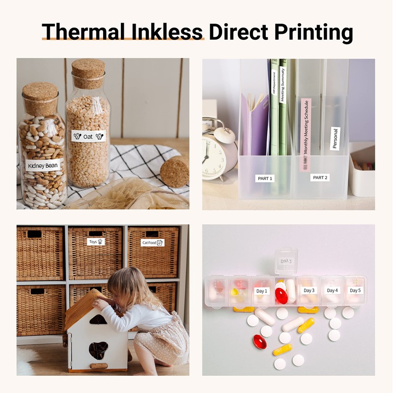 MakeID Label Tape Compatible with MakeID Label Makers L1 Q1