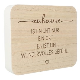 Spruchreif | Saying Board | Decorative Board with Saying | Wooden Stand with Saying | Decorative Stand with Lettering | Sign with Engraving | Engraving Gift | Gift Friends Family | Housewarming Gifts