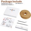 Aeesio Softball Baseball Glove Lace, Mitt Lace Repair Kit Includes