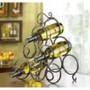 Smart Living Company Display, 6-Bottle Scroll Wine Rack Kitchen Table