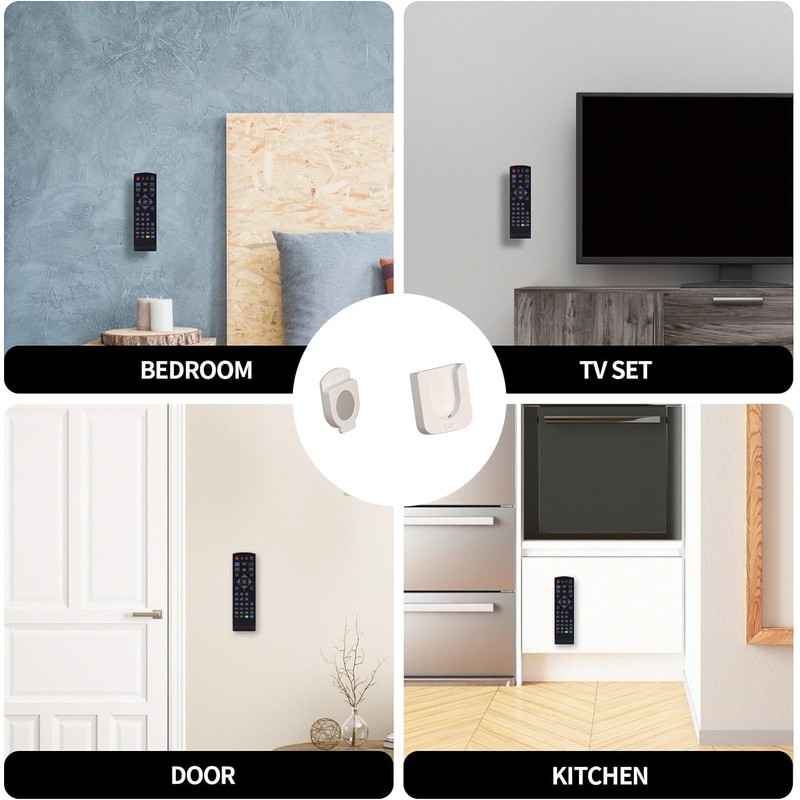 Homefantasy Pack of 6 Improved Strong Magnetic Holder, Remote Control