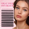 Sixstarhair Individual Lashes 80D DIY Eyelash Extensions Volume Cluster Lashes