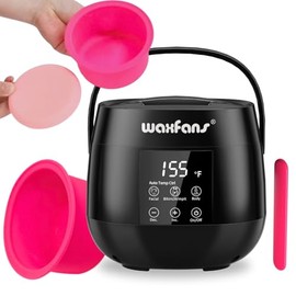 Safe At-Home Waxing Kit for Women– SmartTemp Technology Wax Kit for Hair Removal, 3 Auto Modes (Facial/Bikini/Body),Burn-Free Wax Kit for Sensitive Skin Brazilian Bikini Leg Eyebrow Full Body