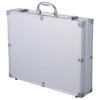 SUPVOX Aluminum Toolbox Lockable Storage Case for Tools Electronics and