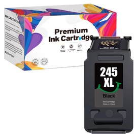245XL Ink Cartridges Replacement for 245XL Black Ink Cartridges 245 XL PG-245 PG-245XL for Pixma MX490 MX492 MG2522 TR4520 TS3322 TS202 MG2500 TS3122 TR4500 Printer（1 Black）