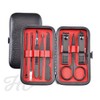 Portable nail care nail clipper 8-piece set case for travel high-end gift use / 휴대용 네일관리 손발톱깎이 8종세트 케이스 여행용 고급형 선물용