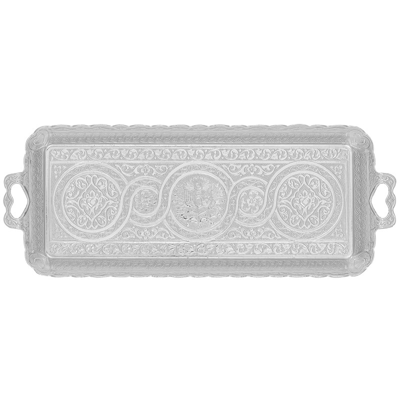 Bandeja rectangular otomana turca para servir bebidas y café (bandeja
