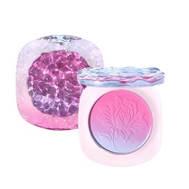 [Korean Style] Gradient Powder Cheek, 6 Colors, 3D Embossing Design, Fine Pearl Blending, Pore Cover, Fluffy, Tight, Sheer Makeup, LiangNiShi Teak