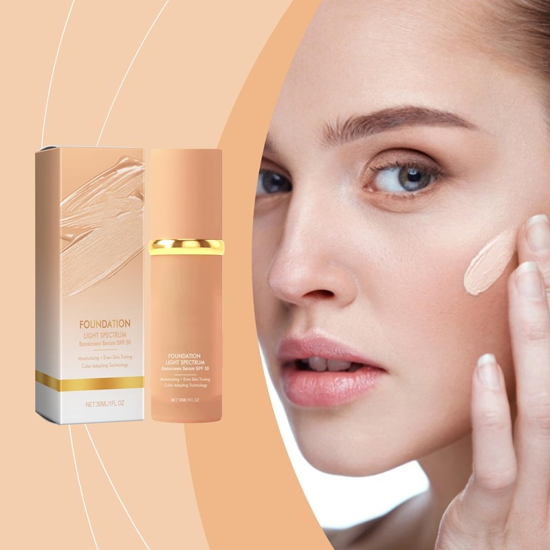 Warm Change Foundation - Colour-Changing Foundation for Warm Skin Tones,