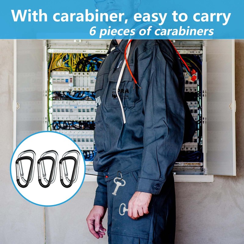 Formversity 12 Control Cabinet Keys Metal Set, Triangular Key, 4-Point