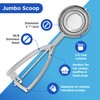 Jenaluca Jumbo Ice Cream Scoop - Cupcake Scoop and Muffin