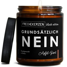 Lustige Duftkerze mit Spruch für Mama & Papa | Handgemacht aus Sojawachs | In Geschenkbox | Valentinstag Geburtstagsgeschenk für Eltern, Vater, Vatertag, Mutter, Muttertag |Apfel-Zimt