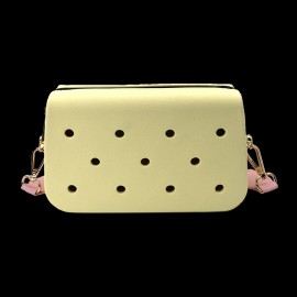 New Arrival Hot Sale Wholesale Bulk Durable EVA Shoulder Bag with Removable Charms for Office and Travelsize: M, color: HYB-K09+gift box
