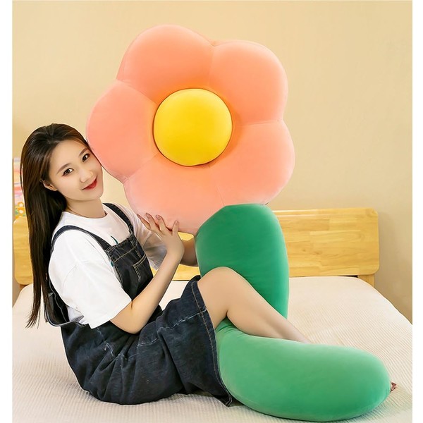 LITAITAI Sunflower Full Body Pillow - 48'', Soft Long Throw