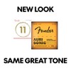Fender Cuerdas de guitarra Acousitc de bronce 80/20, extremo de