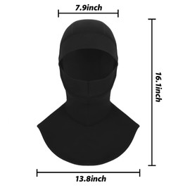 Neoprene Balaclava Diving Hood Snorkelling Wetsuit Hat 2/3 mm Surfing Neoprene Hat Hood Diving Hat Swimming Warm Diving Hood Hat Skiing Water Sports Men Women