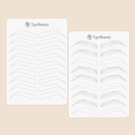 FeteBeauty Microblading Supplies 3pcs Double Sided Eyebrow Permanent Makeup Practice Skin White Silicone Brow Microblading Practice Pad (3pcs)