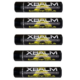 XBalm 5 PACK - Extreme Protection Lip Balm - Lip Balm Only, w/SPF 15 (Extreme Citrus)