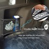ZMD 2PCS Elastic Small Automotive Cargo Net, Pocket Storage Mesh