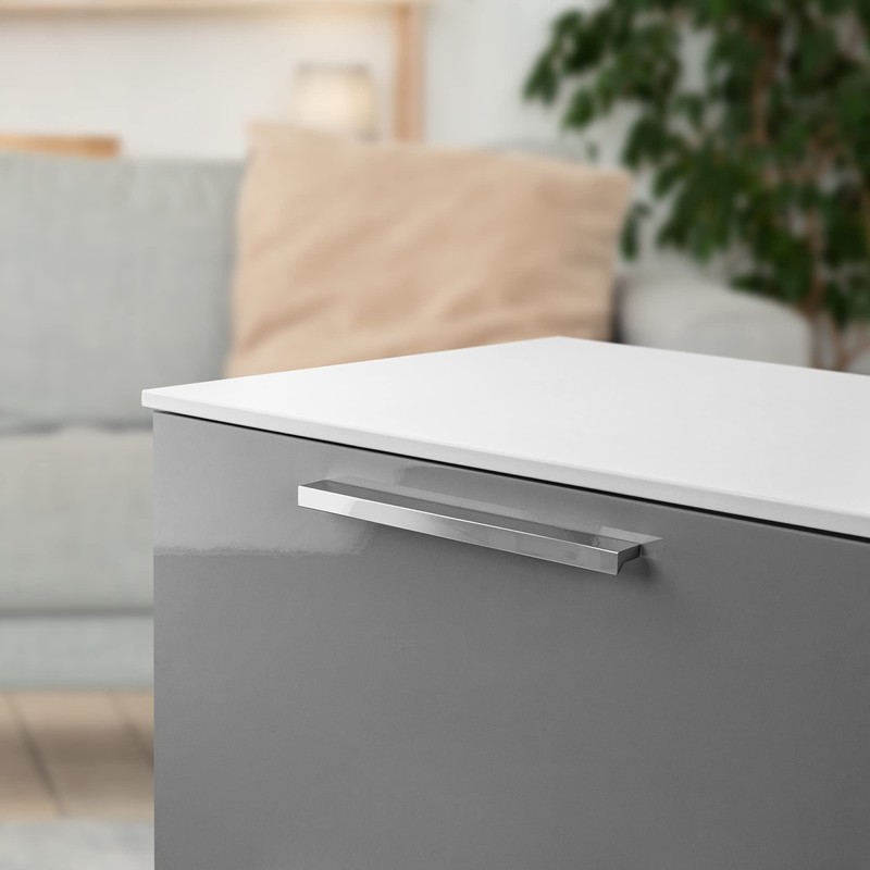Gedotec Furniture Handles Made of Aluminium, 1 Piece Door Handles