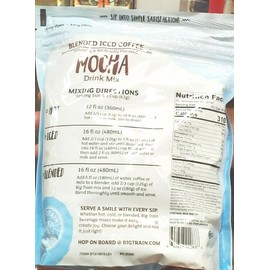 BIG TRAIN BLENDED ICE COFFEE, MOCHA, 3.5 POUND