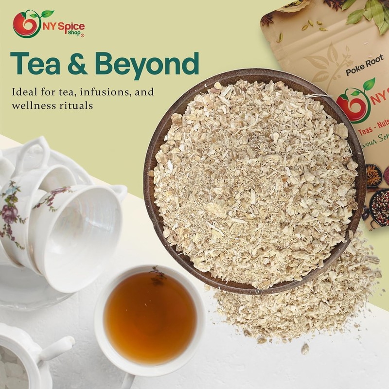 NY Spice Shop Poke Root Cut & Shifted - Dried