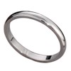 CCBFY 2 MM Stainless Steel Ring Stackable High Polish Plain