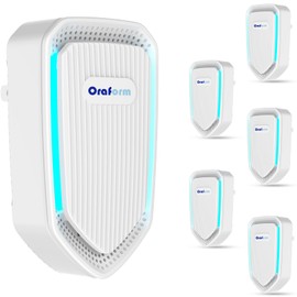 6Pack Air Ionizer for Home Negative Ion Air Purifier Plug In, Quiet Air Freshener for Home, Mini Portable Filterless Air Cleaner for Bedroom,Bathroom, Office