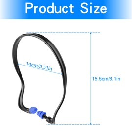 GLADFRESIT Ear Plugs Noise Cancelling,3PCS Ear Protectors Work Ear Plugs Reusable Noise Reduction Corded Earplugs for Swim Sleep Work