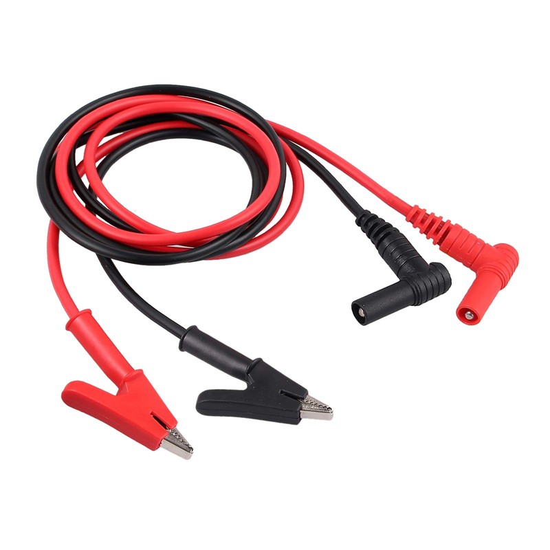Neoteck 1 Pair Multimeter Test Leads Crocodile Clips with Cable
