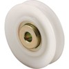 Prime-Line D 1716 Nylon Roller, Steel Ball Bearings, 1-11/16 In.