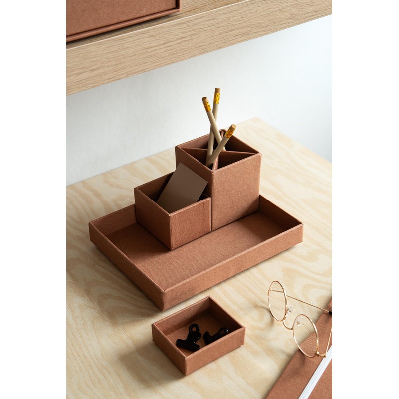 BIGSO LENA Desk Organiser for Pens, Paper Clips, Sticky Notes