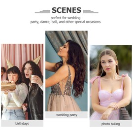 EXCEART 1 Juego De Peineta De Flores Para Novia Horquilla Para El Pelo Tocado De Boda Accesorios Para El Cabello De Novia