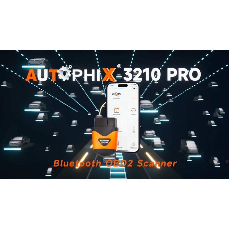 AUTOPHIX 3210Pro OBD2 Scanner Code Reader 4 System Car Diagnostic
