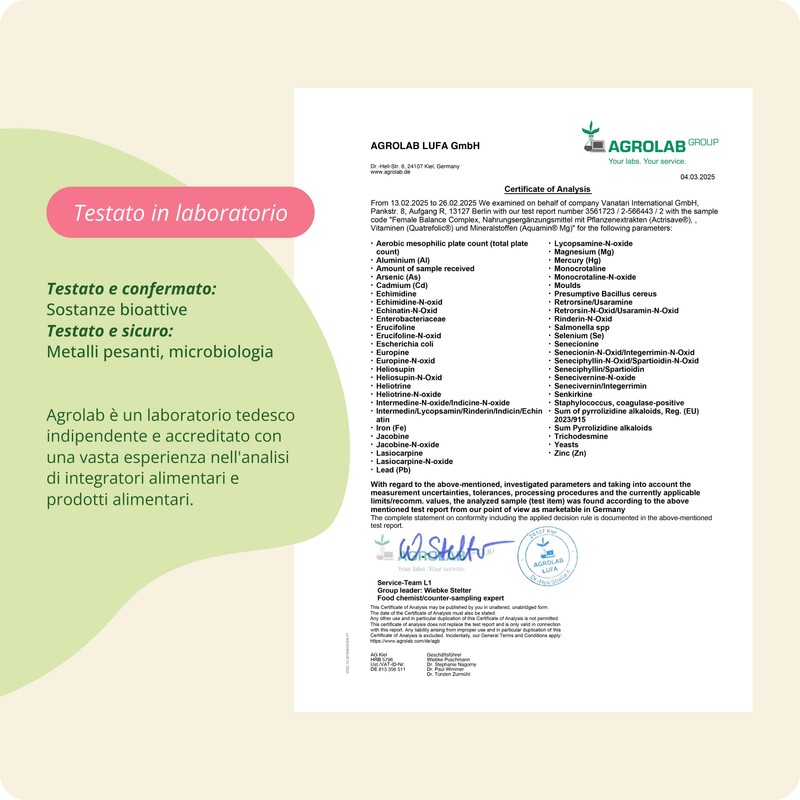 Vegavero FEMALE BALANCE | 180 capsule | per Squilibrio Ormonale