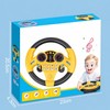 Kids Simulation Steering Wheel Toy for Pretend Play – Light