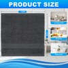 INFICRIME 6 Pack 100% Cotton Wash Cloth, 13x13 Inch Highly