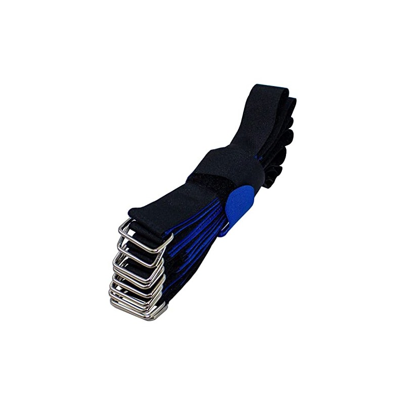 Lumonic 10 x Velcro Ties 800 x 38 mm Crossed