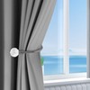 HOJLKLD Curtain Holdbacks, 2 Pack Wall Mounted Drapery Tiebacks with