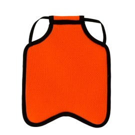 Hen Saver Cool Mesh Hen Apron/Saddle, Single Strap w/o Shoulder Protector - Ultra-Light & Breathable Chicken Saddle, Protects Against Rooster Injuries & Feather Loss (Large, Hot Orange)