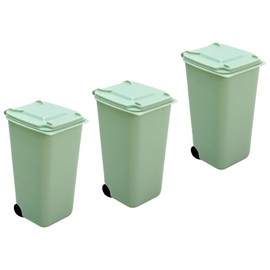 Operitacx 650ml Pp Mülleimer 3 Stücke Mini Desktop Bins Büro Abfall Eimer Schreibtisch Lagerung Box Arbeitsplatte Mülleimer