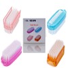 Wolfbeam Hand and Nail Brush Double Sided Cleaning Scrubbing Brushes,