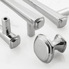 HESTIA HARDWARE 10 Pack Cabinet Pulls 5 Inch, Polished Nickel