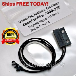 Quadra-Fire 7000-375 Pellet Stove Magnetic Hopper Lid Switch, Ships FREE TODAY!