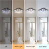Cainjiazh Dimmable Modern Crystal Chandeliers LED Mini Ceiling Light with