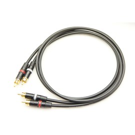 CANARE L-4E6S Red White Line 2 Pair RCA Cable (3.3 ft (1 m)